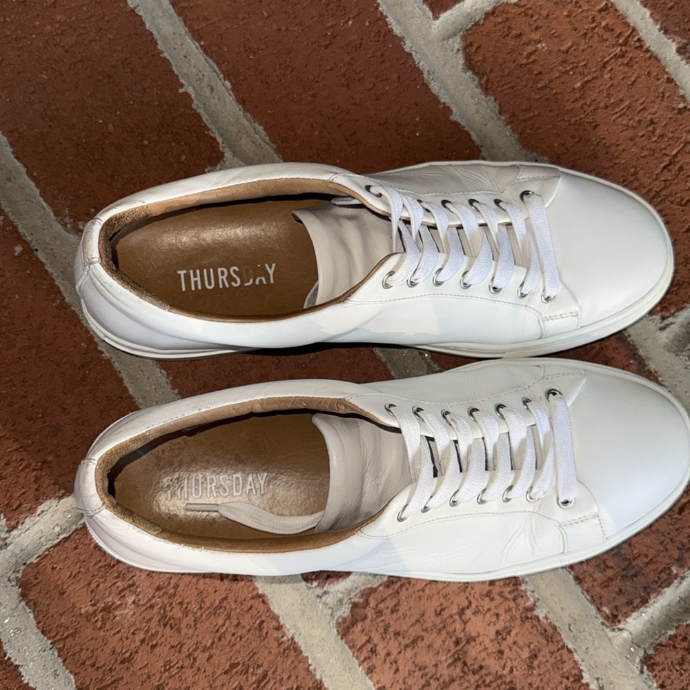 Thursday Boots Men’s Premier Low Top White Sneaker (Sz. 9) - Picture 5 of 6